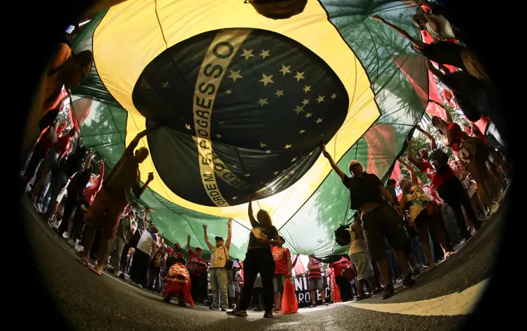 São Paulo (SP), 30/03/2025 - Movimentos sociais e sindicais realizam ato contra a anistia.
Foto: Paulo Pinto/Agência Brasil