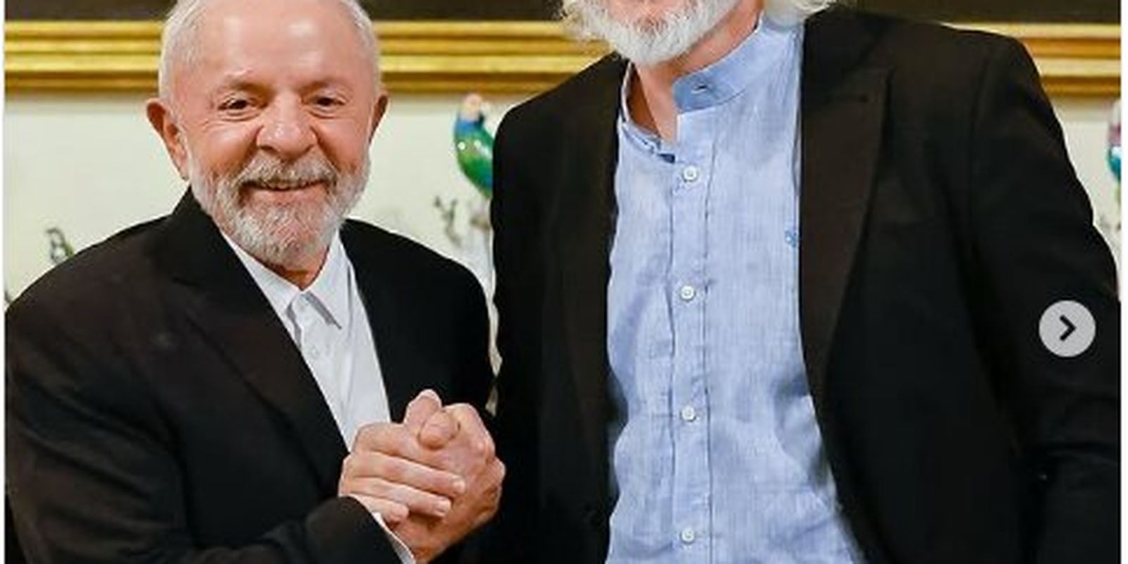 Lula publica foto de encontro com Julian Assange em Roma