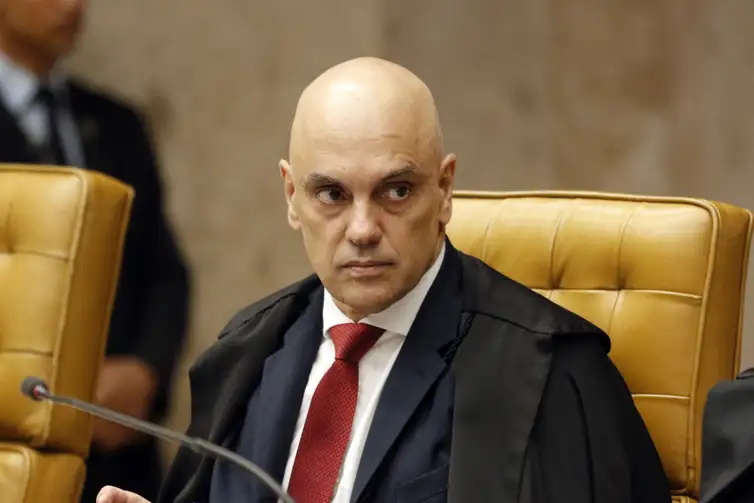 Bruno Peres/Agência Brasil Brasília (DF), 05/12/2024 - O ministro Alexandre de Moraes durante sessão do STF. Foto: Bruno Peres/Agência Brasil
