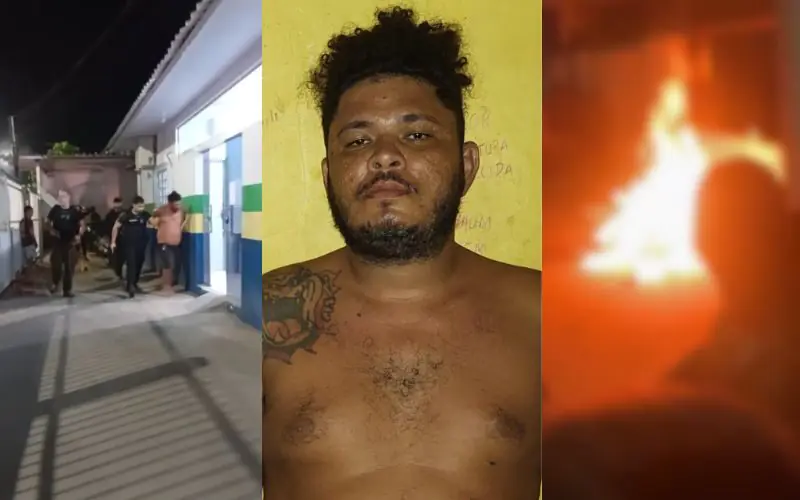 'Tribunal do povo' invade delegacia de Tonantins e põe føgo em homem que matøu companheira