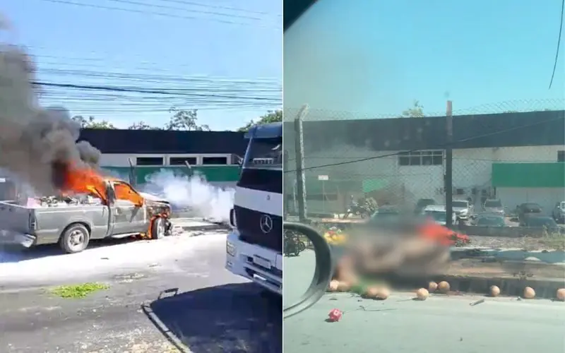 Motociclista mørre carbønizadø após colisão com picape na Av. Buriti
