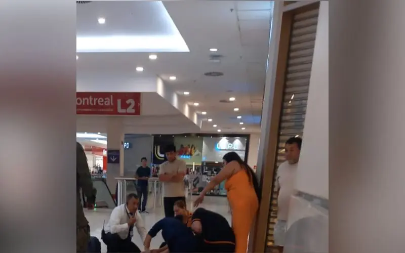 Decretado pelo CV é exɇcutadø dentro do Shopping Ponta Negra