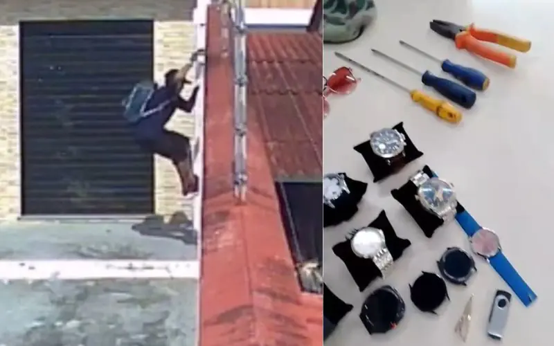 Homem com 10 passagens é preso após furtar R$ 50 mil em relógios e arma em Manaus
