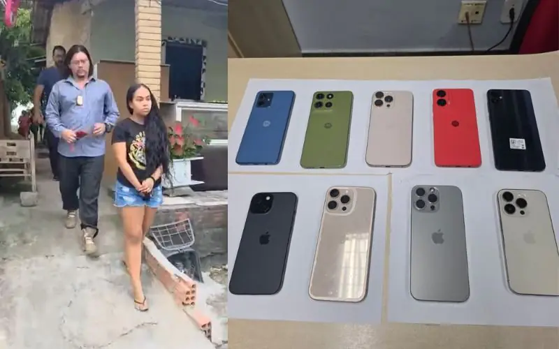 Roubo de iPhones após show termina em prisão no Aleixo