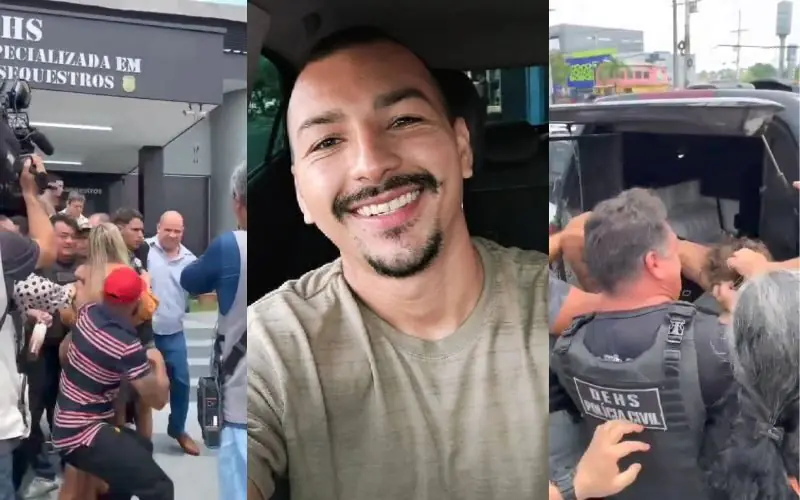 Suspeito de matar motorista em corrida é preso e agredido