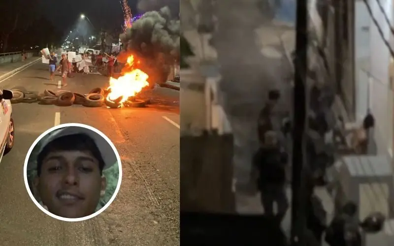 Família protesta após morte de jovem em ação da Rocam