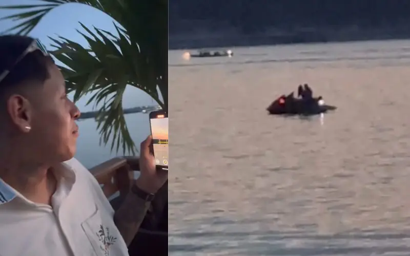 Influencer manauara filma casal 'ralando virilha' no Rio Negro