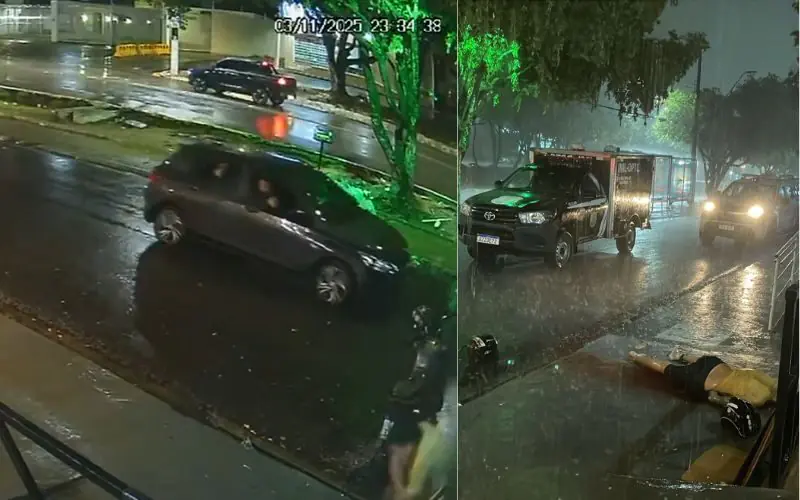 Vídeo flagra execução de jovem em frente a tabacaria em Manaus