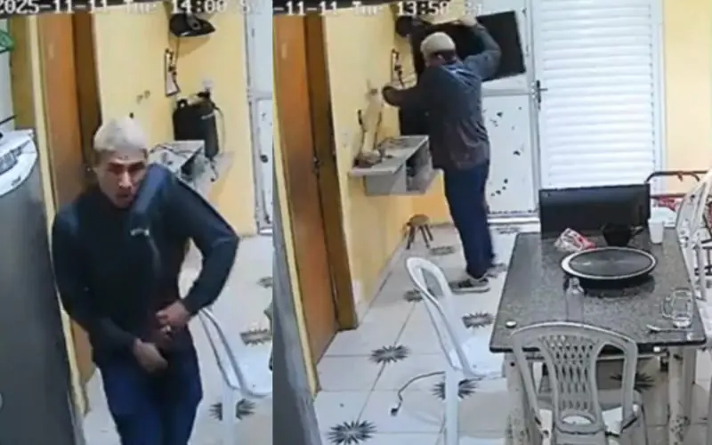 Mulher vira refém e ladrão leva até os alimentos no Nova Cidade