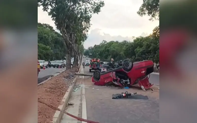 Vítima de acidente na Av. do Turismo retornava com a filha do Enem