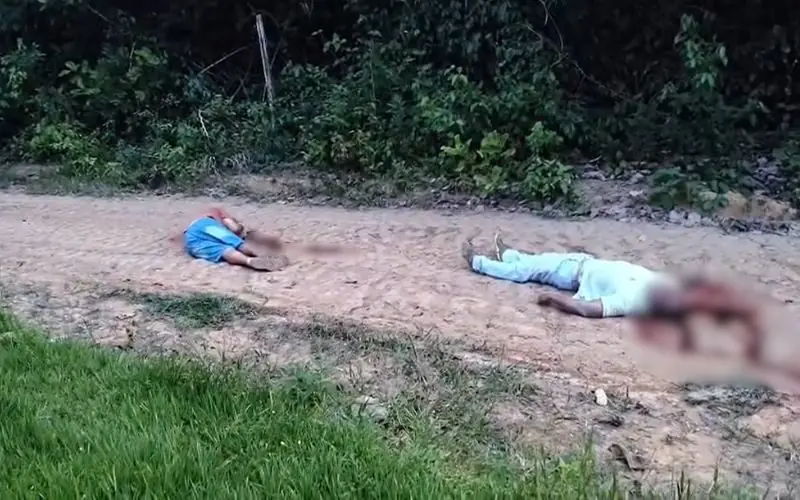 Pistoleiros matam dupla a tiros no ramal do Brasileirinho