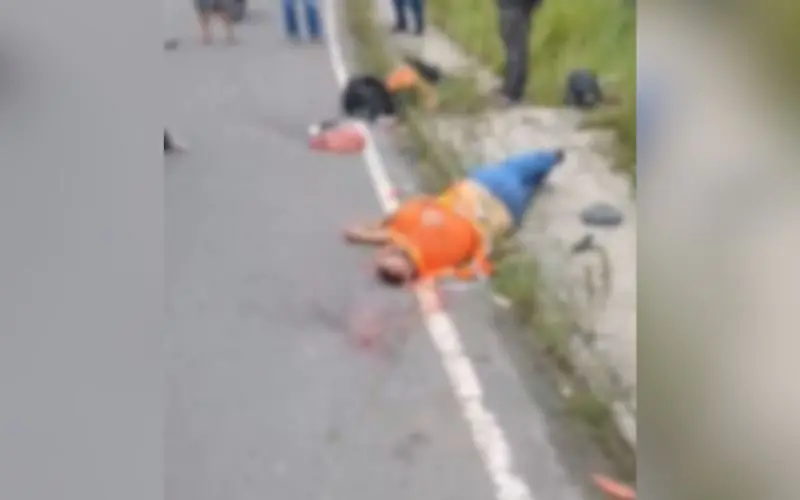 Pai tem a cabeça esmagada e filha agoniza no Colônia Terra Nova