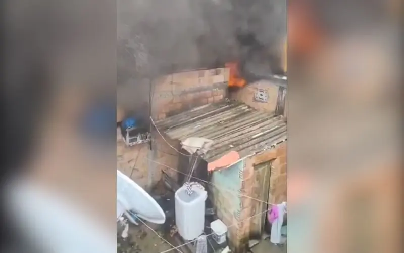 Panela explode e causa incêndio no bairro Compensa II