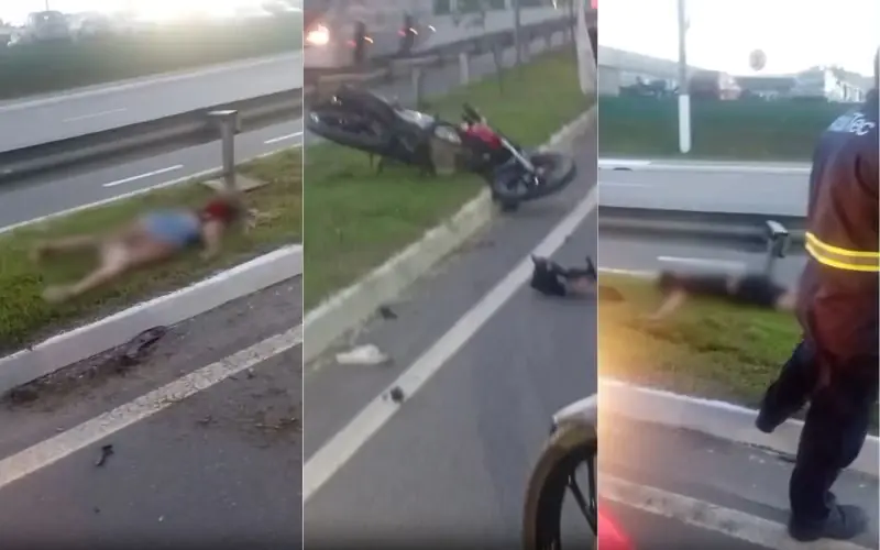Casal jovem morre em acidente de moto na Avenida do Turismo