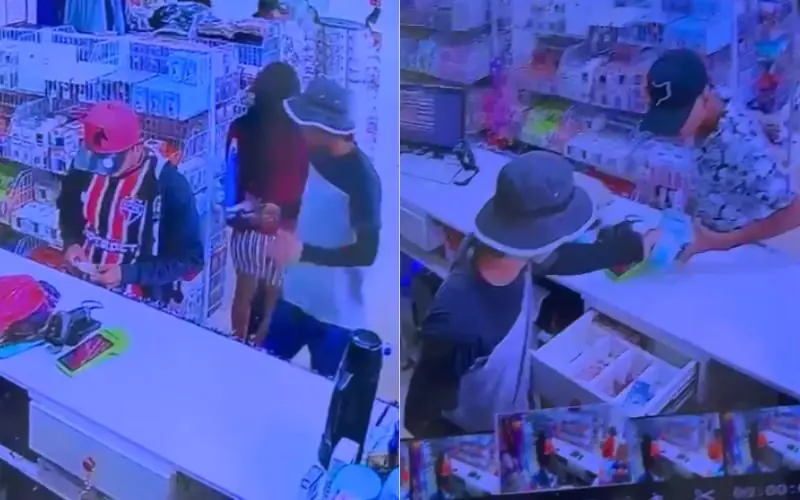 Bandidos agem com violência durante assalto em Tabatinga
