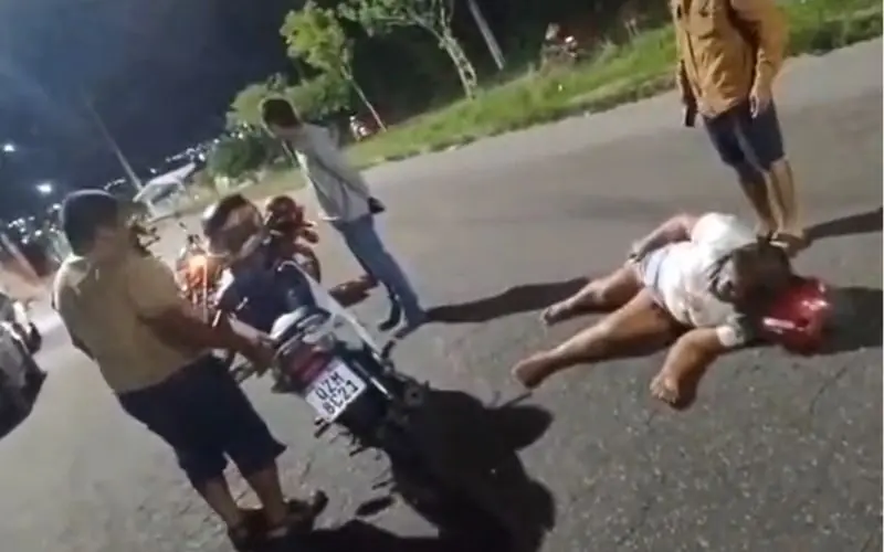Casal é atropelado e motorista foge sem prestar socorro