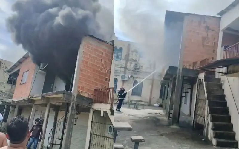 Incêndio destrói residência uma semana após morador reformá-la