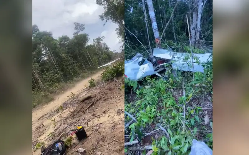 Corpo encontrado na AM-352 é de piloto que transportava drogas