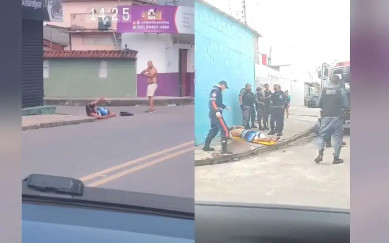 Homem é baleado em plena via pública no Conjunto Manoa