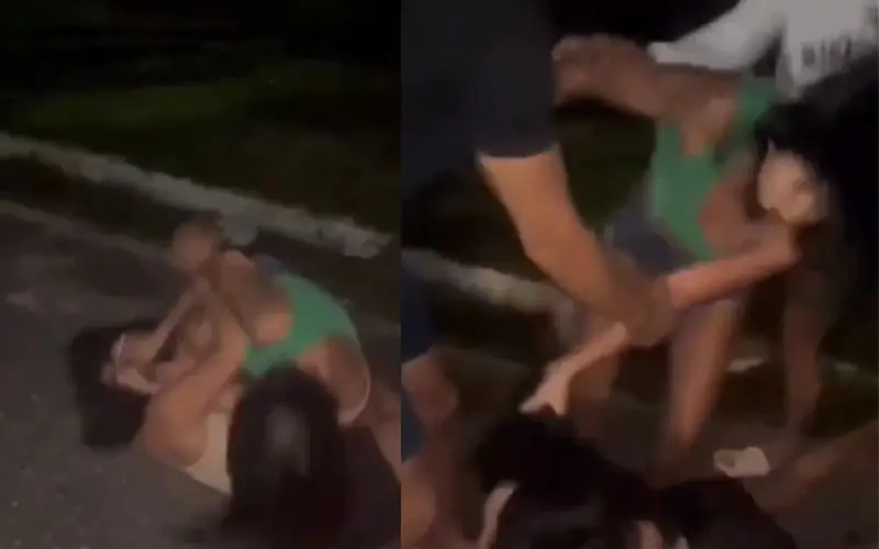 Jovem arma 'casinha' para adolescente e a espanca em Parintins