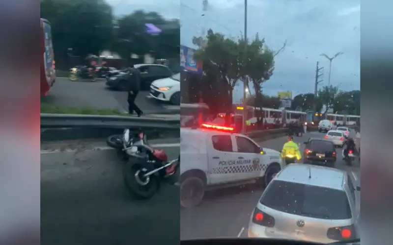 Motociclista morre em acidente de trânsito na avenida Cosme Ferreira