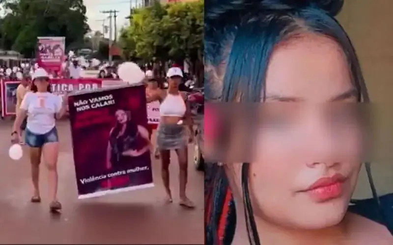 Manifestação em Itacoatiara cobra justiça por jovem em coma após abuso sexual