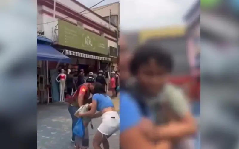Homem agride criança com autismo no Centro de Manaus