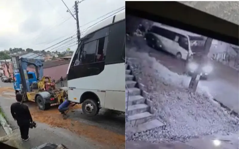Colisão entre carro e micro-ônibus termina em morte no Flores