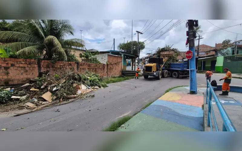 Prefeitura recolhe 500 toneladas de lixo e intensifica combate às lixeiras viciadas em Manaus
