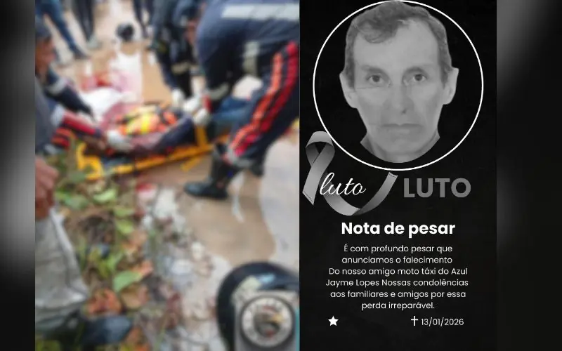 Mototaxista é baleado em assalto e morre em Tabatinga