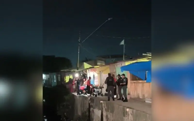 Facção captura assaltante e o joga de rip-rap no Petrópolis