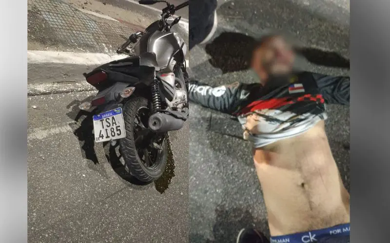 Motoboy morre após colidir com árvore na Avenida Rodrigo Otávio