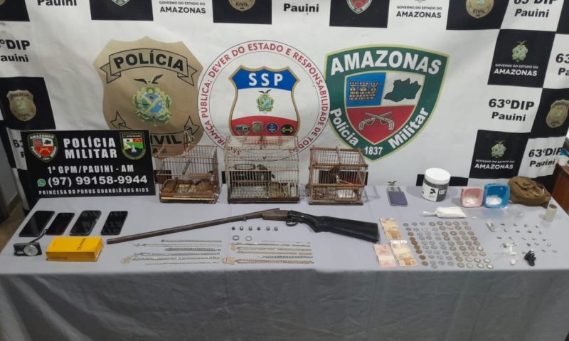Chefe do tráfico é preso em operação que apreendeu drogas e celulares no interior do AM