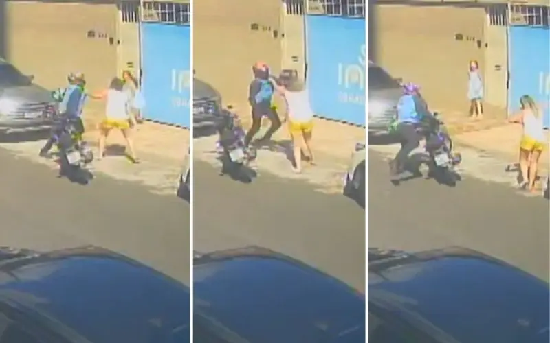 Assaltante quebra dentes de vítima, leva celular e acaba preso no bairro Novo Aleixo