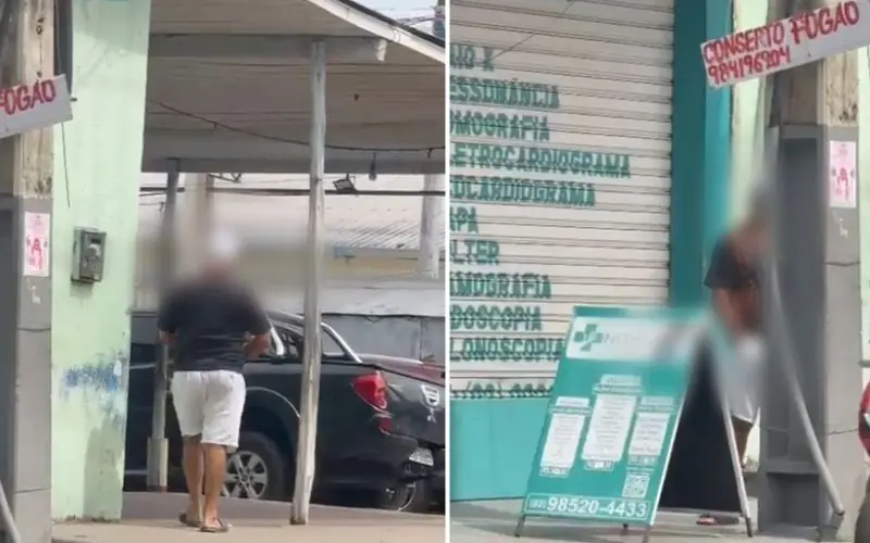 VEJA: Homem pratica ato obsceno em plena via pública no bairro da Paz