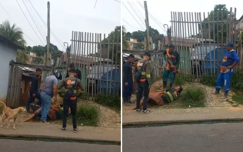 Suspeito de roubar motocicleta é perseguido e imobilizado por moradores em Tefé
