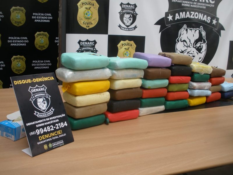 Traficante é preso com carga de maconha e cocaína que seria levada de Manaus ao Pará