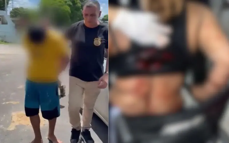 Homem tenta matar ex a facadas e acaba preso em Manacapuru