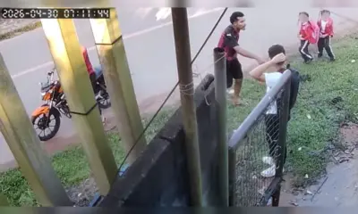 Dupla ameaça atirar e assalta vítimas na frente de crianças no Tarumã