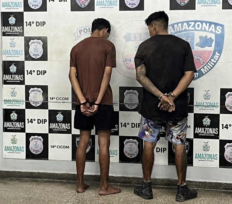Dupla é presa com arma falsa usada em 'arrastões' em Manaus