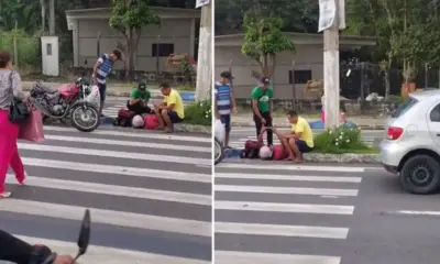 Motociclista sofre acidente próximo ao T7, zona oeste de Manaus
