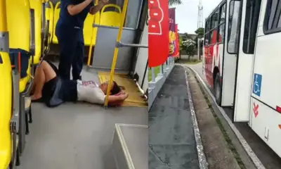 Mulher fratura coluna após impacto em ônibus na Torquato Tapajós