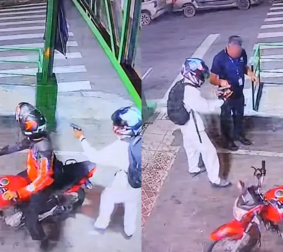 Trabalhador é assaltado por dupla no bairro Petrópolis