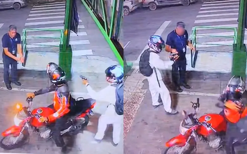 Trabalhador é assaltado por dupla no bairro Petrópolis