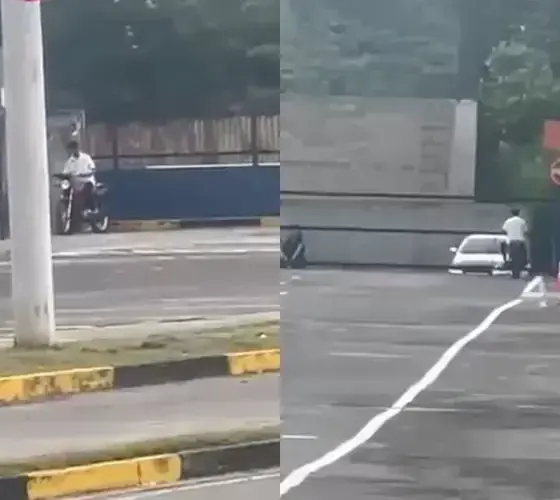 Aluno acelera em pista do Detran para evitar apreensão de moto