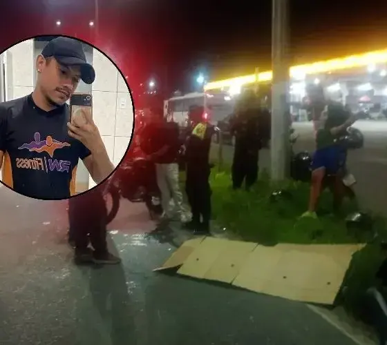Motociclista morre após colisão contra poste na Av. Cosme Ferreira