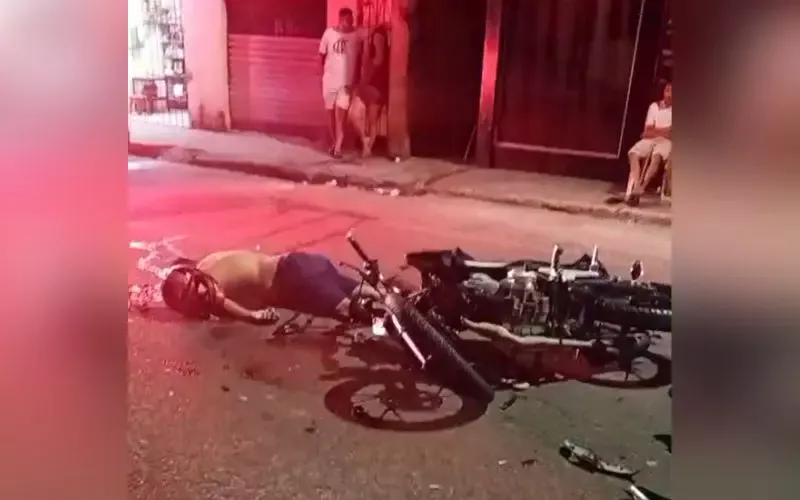 Homem morre e mulher fica ferida em acidente no Novo Israel