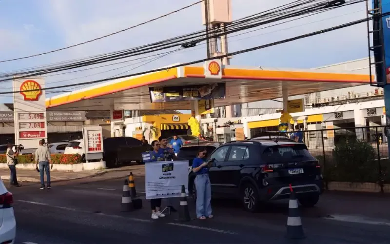 Dia Livre de Impostos vende gasolina a R$ 5,99 em Manaus