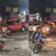 Dupla disfarçada de entregadores atiram em carro durante fuga