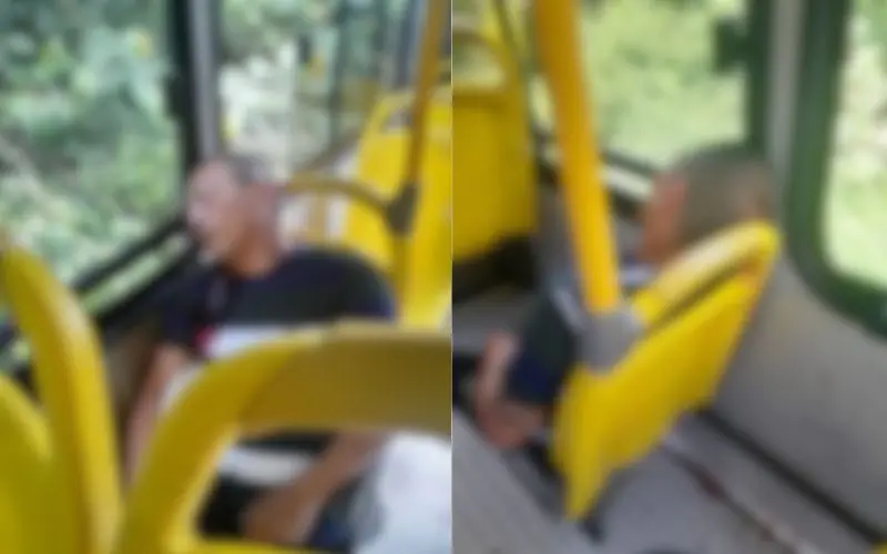 Homem com 'Wi-Fi' na perna é executado dentro do ônibus 086